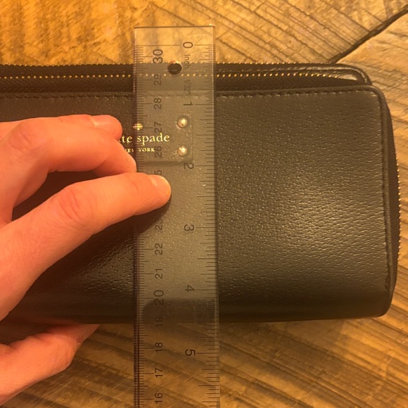 Kate Spade Black Leather Clutch/Wallet